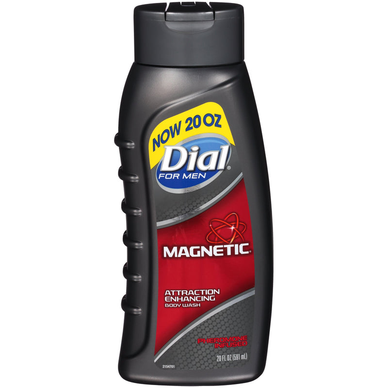 Dial for Men Magnetic, Attraction Enhancing-Phermone Infused Body Wash 21 fl oz (621 ml)