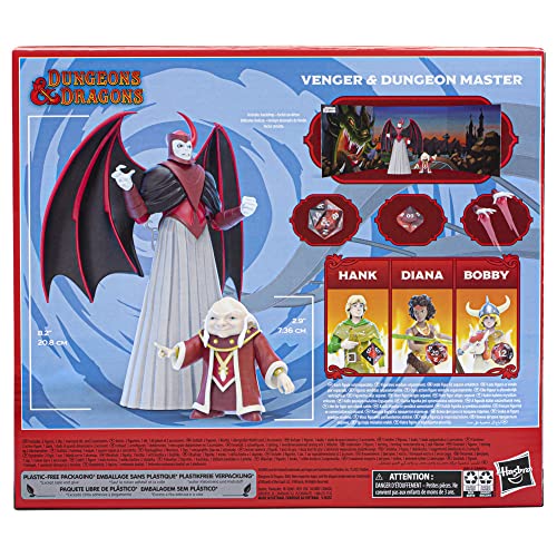 Hasbro Dungeons & Dragons Cartoon Classics Dungeon Master & Venger Action Figures (6-Inch Scale 2-Pack