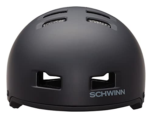 Schwinn Sequel ERT Bike Helmet for Adult Men Women Ages 14 and Up, Can Fit Head Circumference 58-61 cm, 12 Vents, Removeable Padding, Adjustable Fit, Large Black