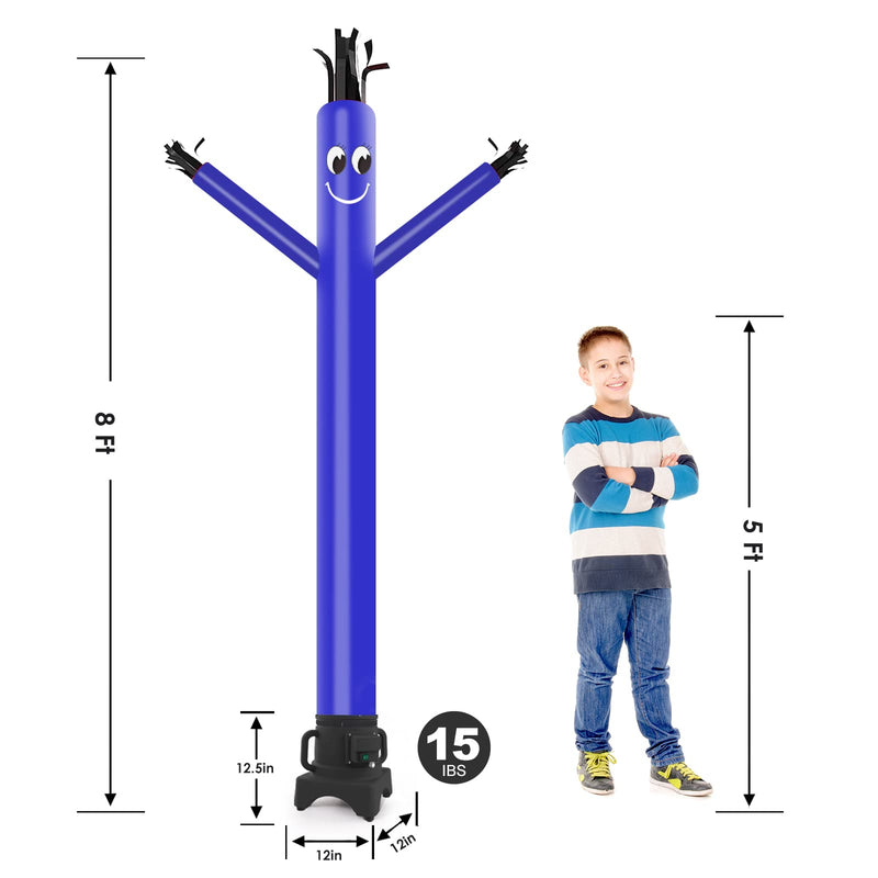 MOUNTO 8FT Fly Puppet Dancer with 1/3hp Blower Complete Set (Blue)
