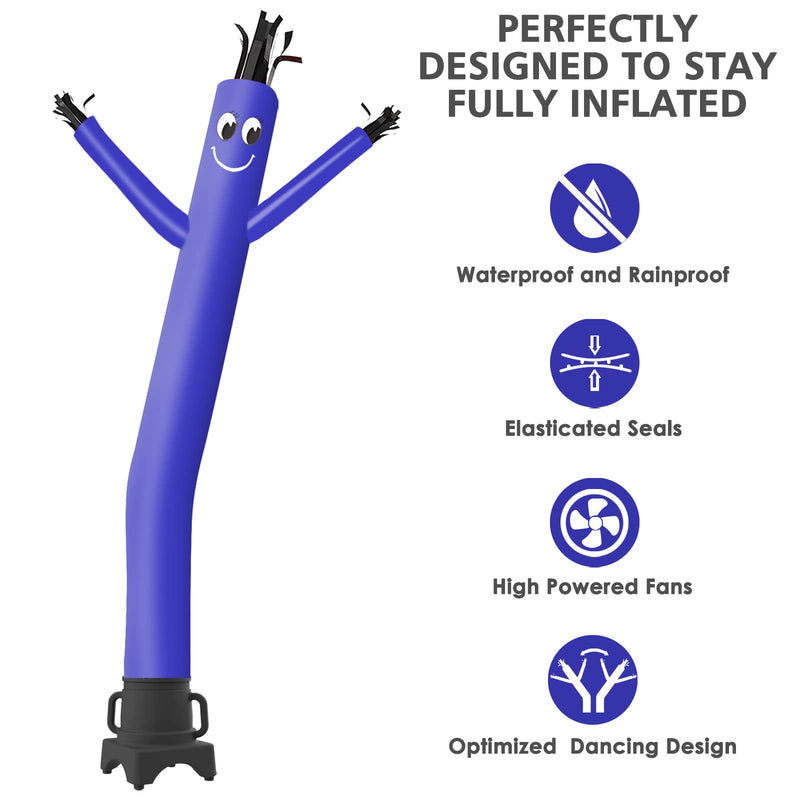 MOUNTO 8FT Fly Puppet Dancer with 1/3hp Blower Complete Set (Blue)