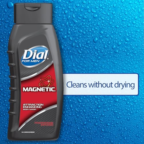 Dial for Men Magnetic, Attraction Enhancing-Phermone Infused Body Wash 21 fl oz (621 ml)