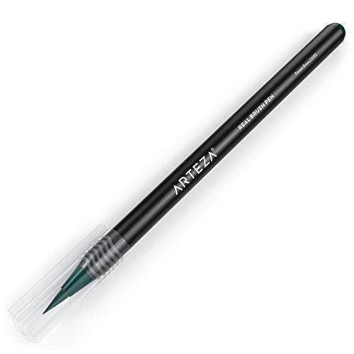 Arteza Real Brush Pens, A132 Forest Green - 4 Pack
