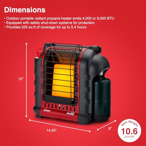 Mr. Heater MH9BX 4000-9000 BTU Portable Buddy Heater