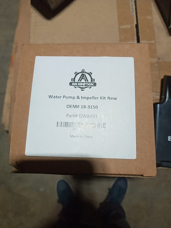 AA Ignition Water Pump & Impeller Kit OEM 18-3150 Part #GWA491