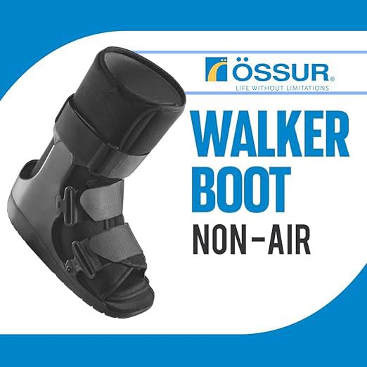 Centec Walker Boot (Non-Air) - Medical Grade Immobilization for Strains, Sprains & Stable Fractures | Breathable Material (Low Top, High Top) (LOW TOP/SMALL)