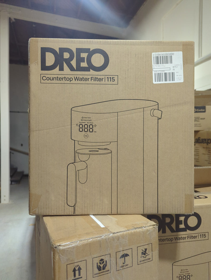 Dreo Countertop 7-Stage RO Filtration Reverse Osmosis Water Filter System 115