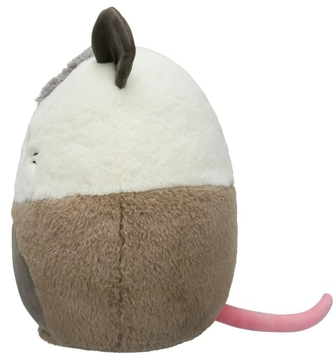 Squishmallows FuzzAMallow Official 12 inch Luanne The Grey and White Possum Rare - Child's Ultra Soft Plush Toy