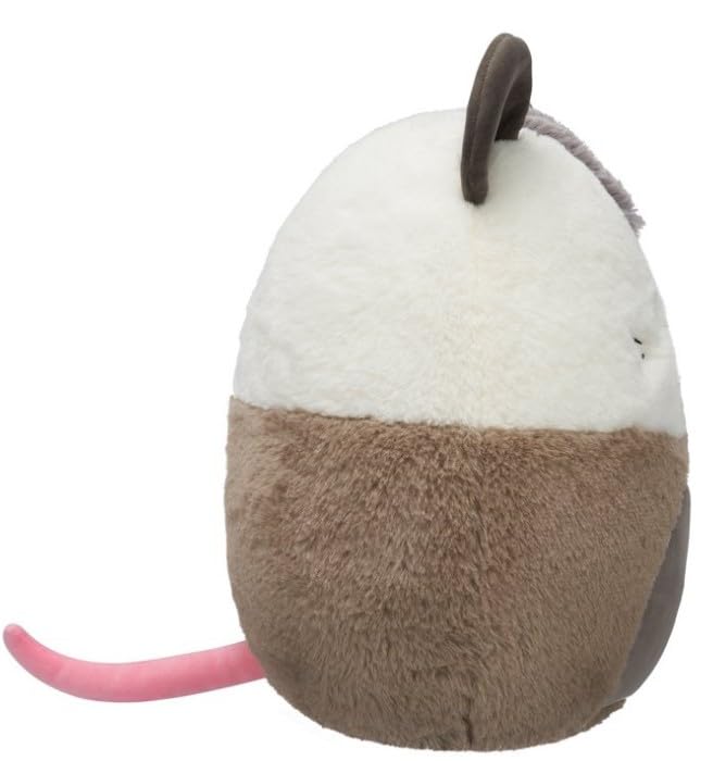 Squishmallows FuzzAMallow Official 12 inch Luanne The Grey and White Possum Rare - Child's Ultra Soft Plush Toy