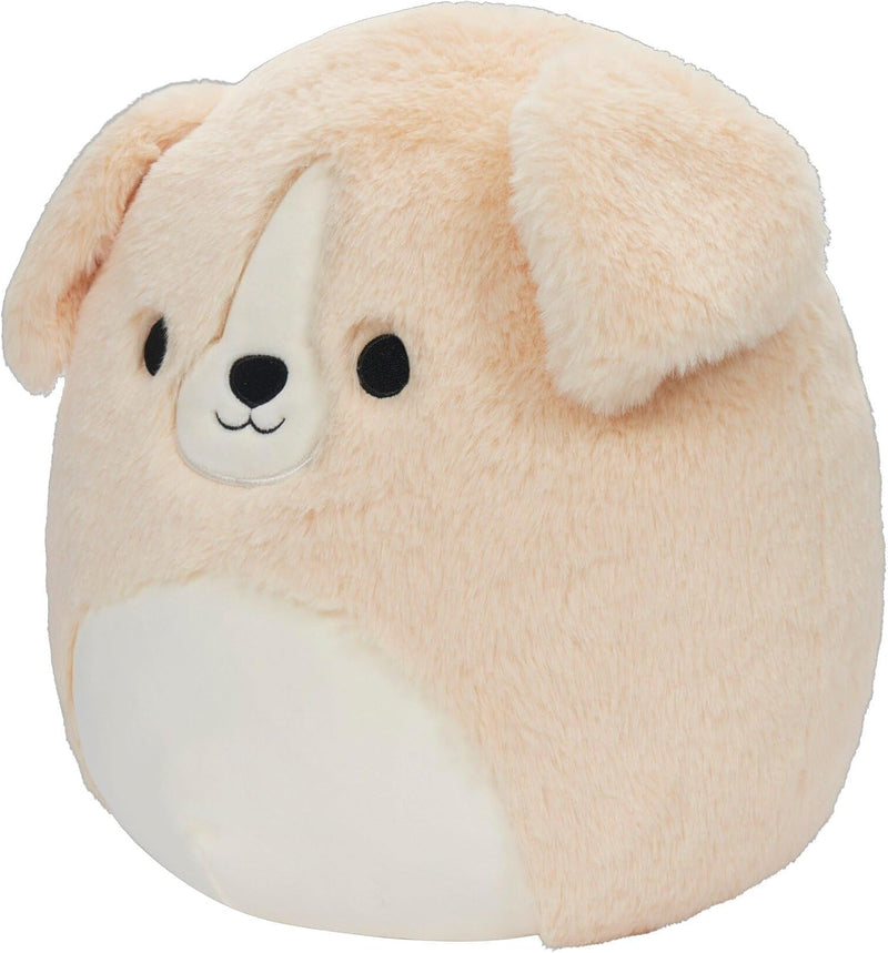 Squishmallows Rare Fuzz-a-Mallows 12 Inch Stevon The Golden Retriever Dog Puppy Plush - Add Stevon to Your Squad, Ultrasoft Stuffed Animal Large Plush Toy