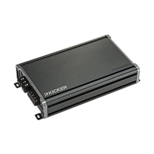 Kicker 46CXA1200.1 1200-Watt Mono Class D Subwoofer Amplifier
