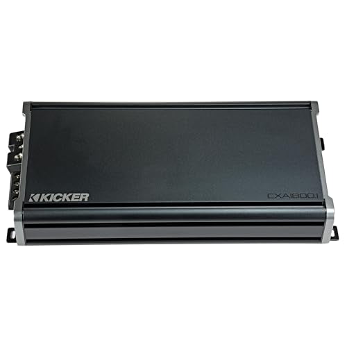 Kicker 46CXA18001 CXA1800.1 1800-Watt Mono Class D Subwoofer Amplifier