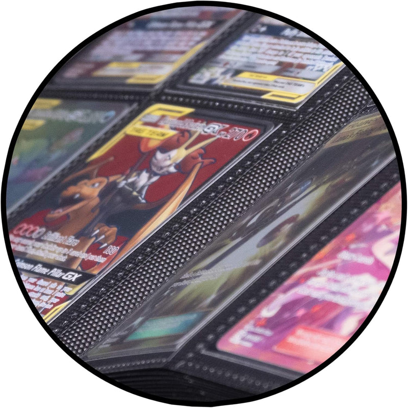 TopDeck 500 Card Pocket Binder Pro | 9 Pocket Trading Cards Album | Side Load Sleeves | Pokemon/MTG/Yugioh/TCG Folder | Trading & Sports Holder