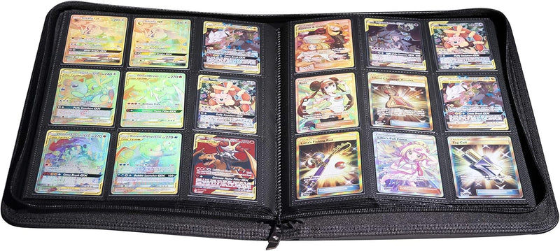 TopDeck 500 Card Pocket Binder Pro | 9 Pocket Trading Cards Album | Side Load Sleeves | Pokemon/MTG/Yugioh/TCG Folder | Trading & Sports Holder