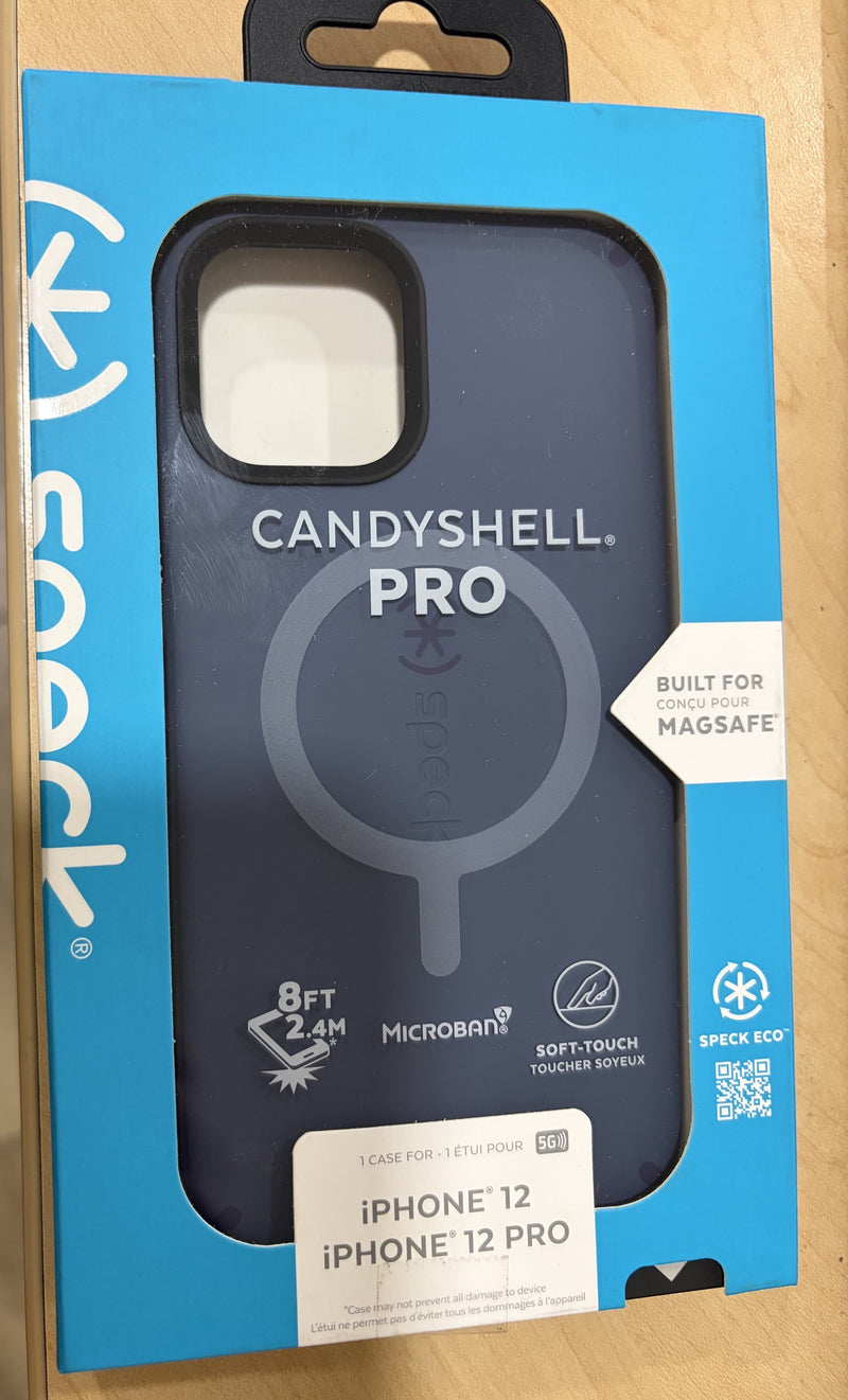 Speck Products Candyshell Pro Case fits iPhone 12 and 12 Pro, 6.1" Model, Compatible with MagSafe, Mystery Blue/Faded Denim