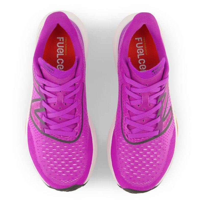 New Balance Women's FuelCell Rebel V3 Running Shoe, Cosmic Rose/Blacktop/Neon Dragonfly, 6