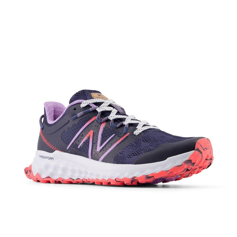 New Balance Women's Fresh Foam Garoe V1 Trail Running Shoe, Natural Indigo/Electric Purple/Electric Red, 12