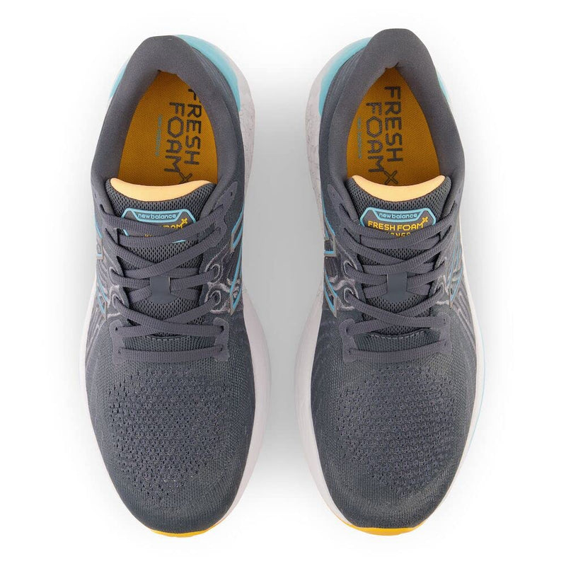 New Balance Men's Fresh Foam X Vongo V5 Running Shoe, Graphite/Summer Aqua/Hot Marigold, 13