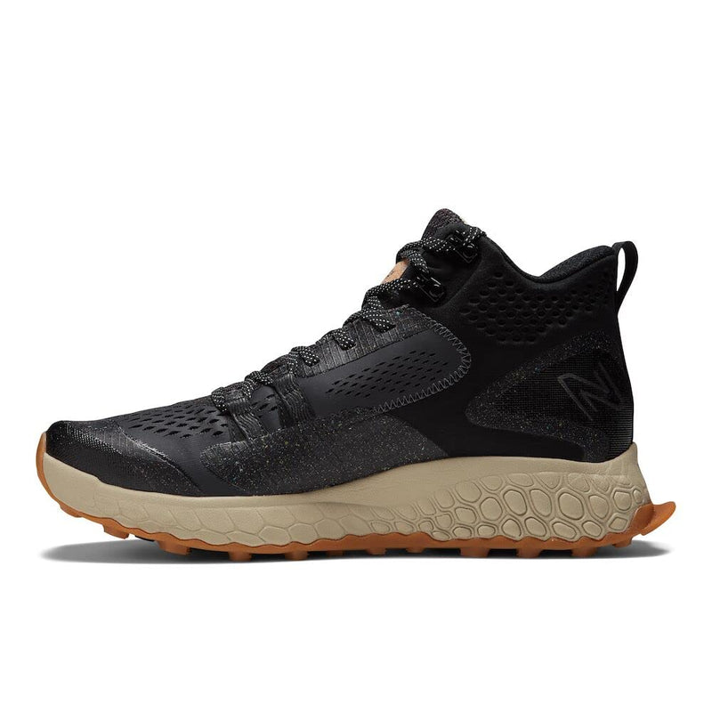 New Balance Men's Fresh Foam X Hierro V1 Mid-Cut Trail Running Shoe, Black/Timberwolf, 7.5 Wide
