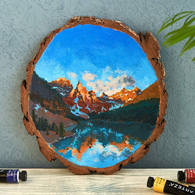 Arteza Large Wood Slices - Set of 8