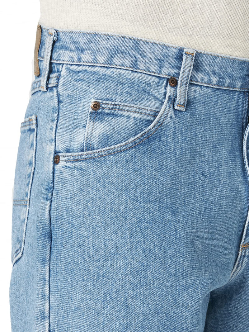Wrangler Authentics Men's Classic 5-Pocket Relaxed Fit Cotton Jean, Stone Bleach, 38W x 29L
