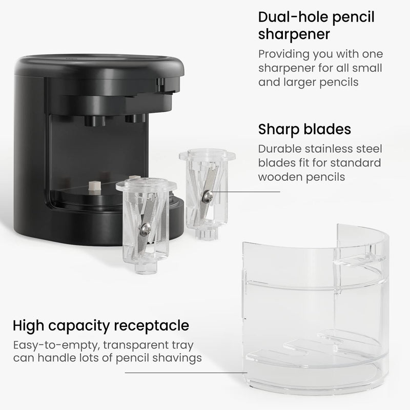 Arteza 2-Hole Battery Operated Pencil Sharpener