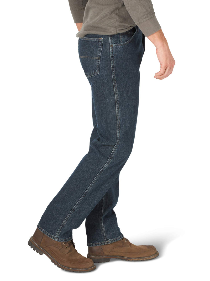 Wrangler Authentics Men's Classic 5-Pocket Regular Fit Cotton Jean, Storm, 30W x 36L