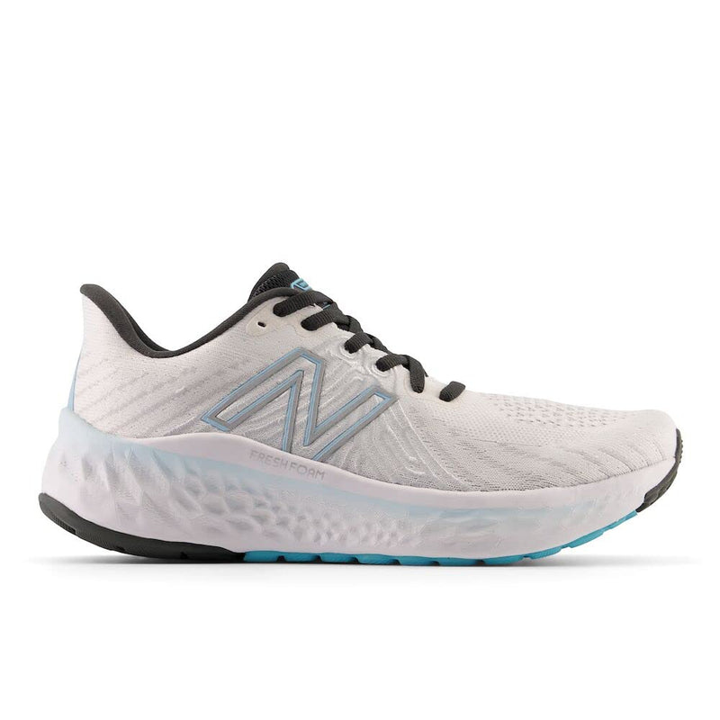 New Balance Women's Fresh Foam X Vongo V5 Running Shoe, White/Bleach Blue/Silver Metalic, 6 Wide