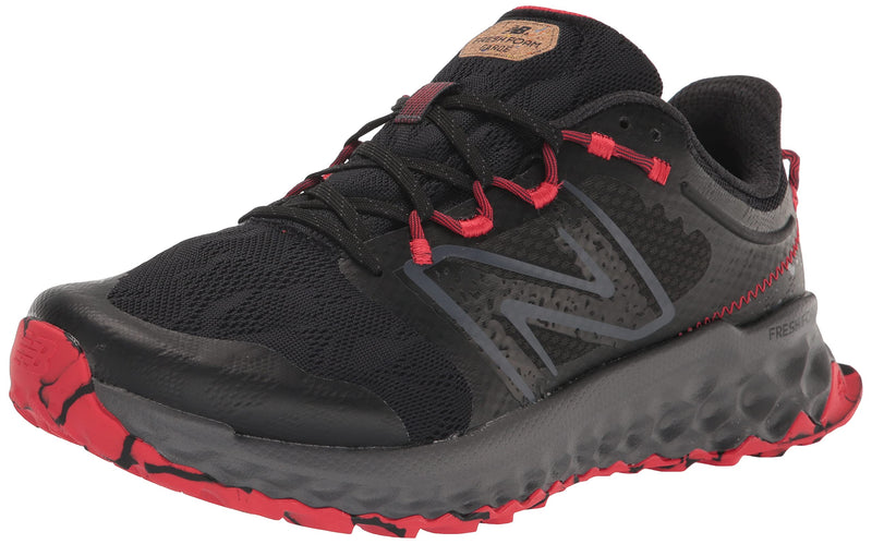 New Balance Men's Fresh Foam Garoe V1 Trail Running Shoe, Black/True Red/Magnet, 7