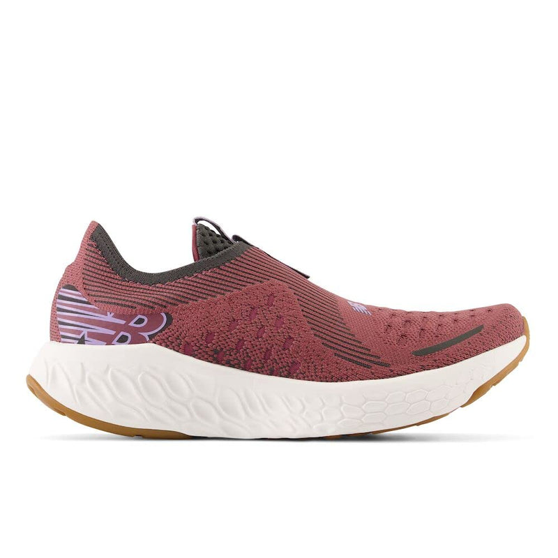 New Balance Women's Fresh Foam X 1080 Unlaced V1 Running Shoe, Washed Burgundy/Blacktop, 9.5