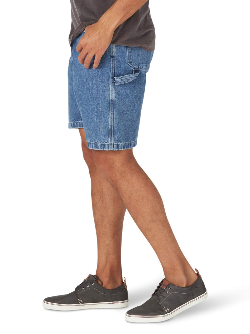 Wrangler Authentics mens Loose Fit Carpenter Cargo Shorts, Antique Stonewash, 46 US