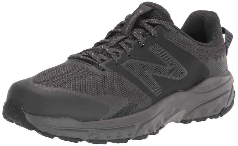 New Balance Men's Fresh Foam 510 V6 Trail Running Shoe, Black/Grey Matter/Magnet, 11.5