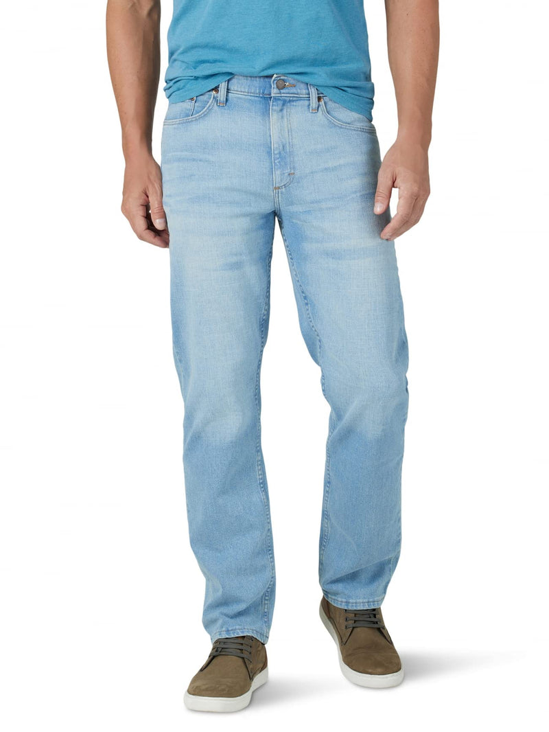 Wrangler Authentics Men's Comfort Flex Waist Relaxed Fit Jean, Aaron, 32W x 34L