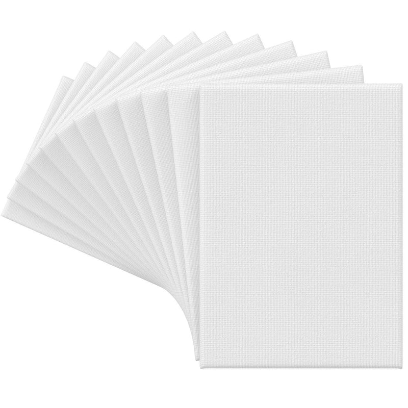 Arteza Classic Stretched Canvas, 5" x 7" - Pack of 12