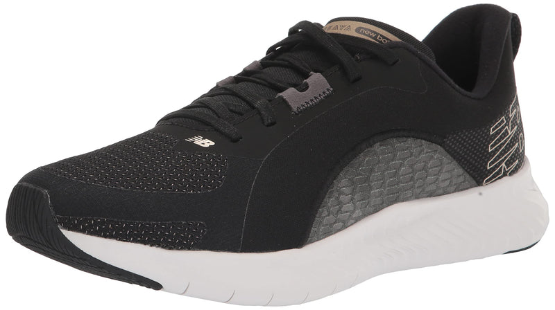 New Balance Women's DynaSoft Beaya Sport V1 Cross Trainer, Black/Light Gold Metallic, 9 Wide