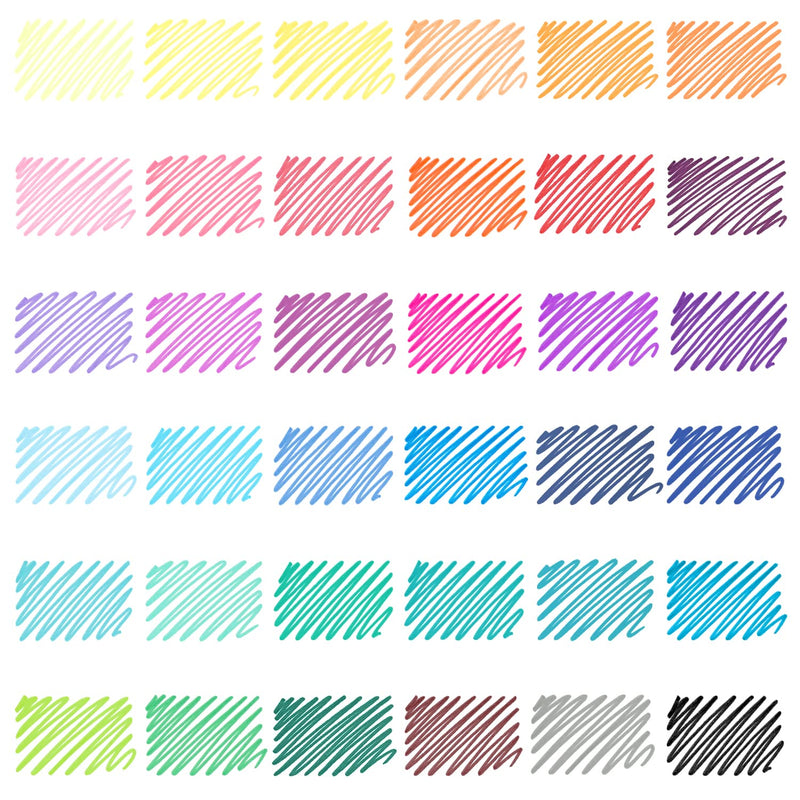 Arteza Felt Tip Pens, Classic - Set of 36
