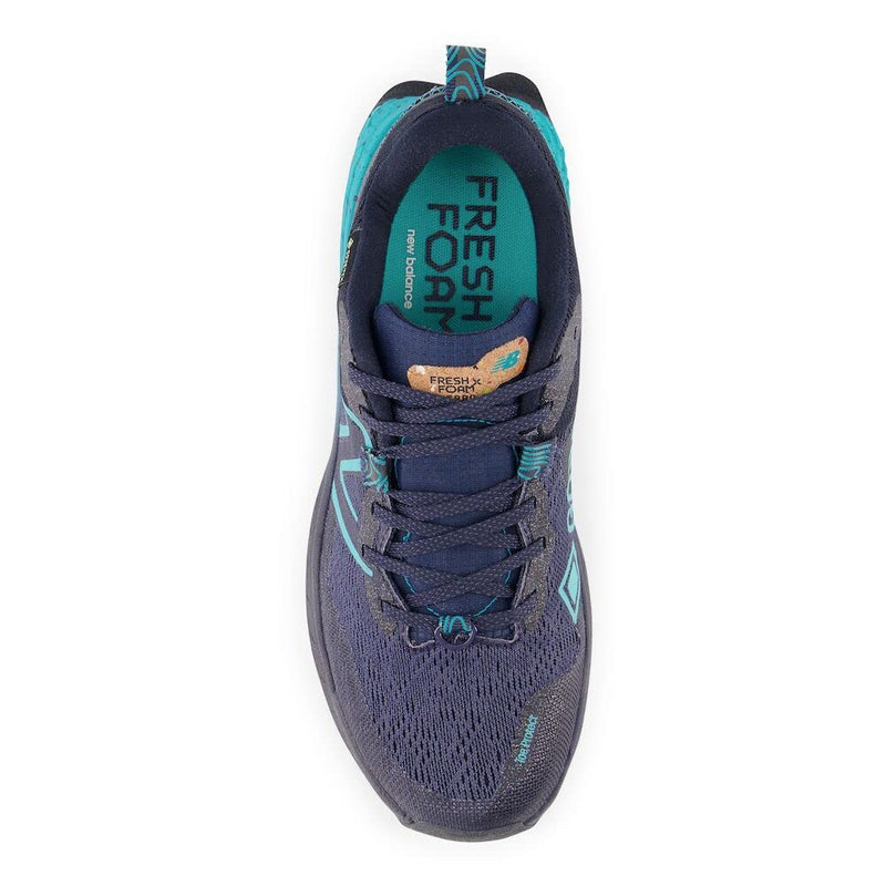New Balance Women's Fresh Foam X Hierro V7 Trail Running Shoe, Eclipse/Natural Indigo/Electric Teal, 8.5