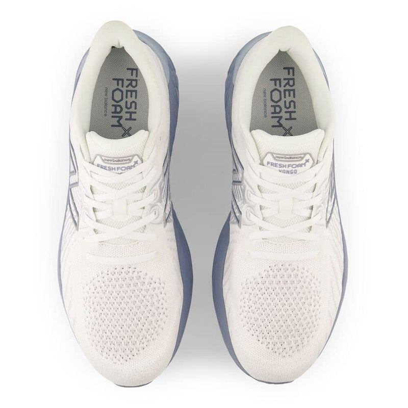 New Balance Men's Fresh Foam X Vongo V5 Running Shoe, White/Quartz Grey/Arctic Grey, 10