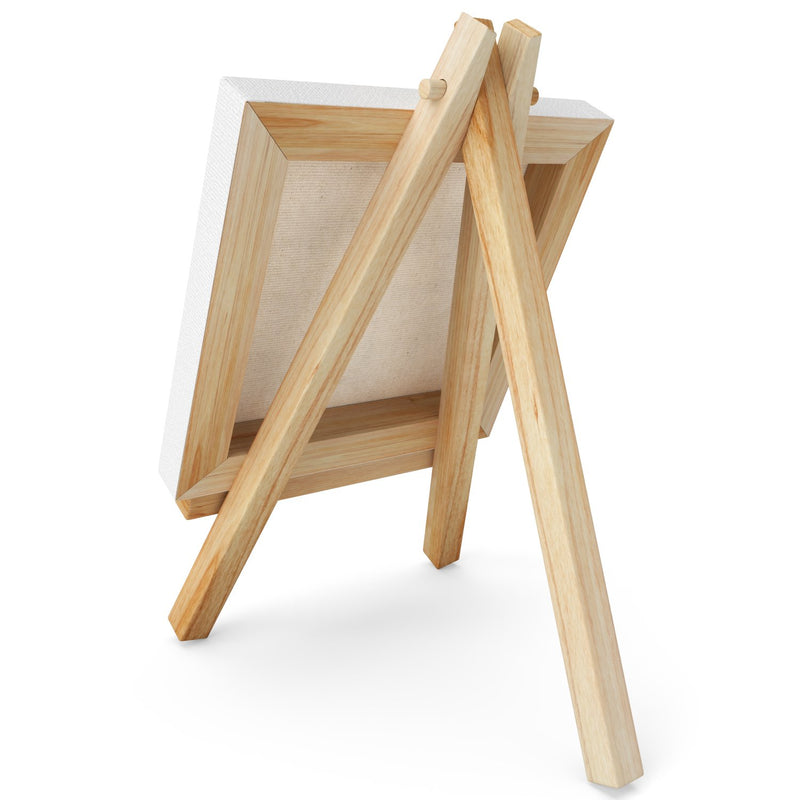 Arteza Mini Stretched Canvas, 4" x 4" - Pack of 14