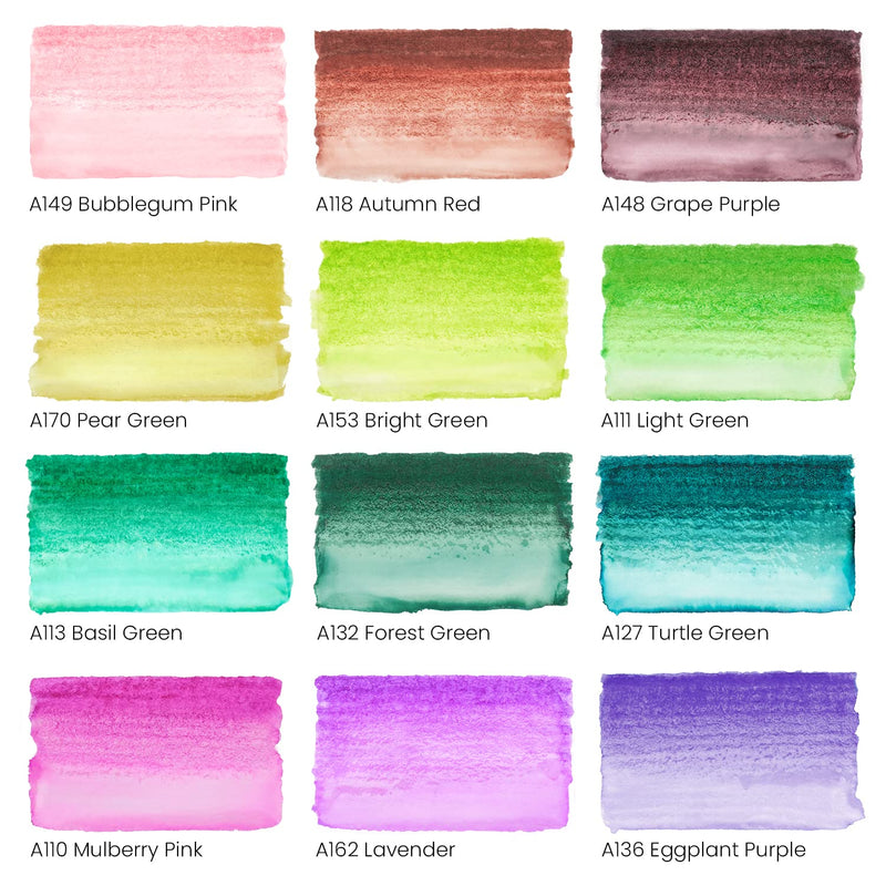 Arteza Real Brush Pens®, Magic Forest Tones - Set of 12