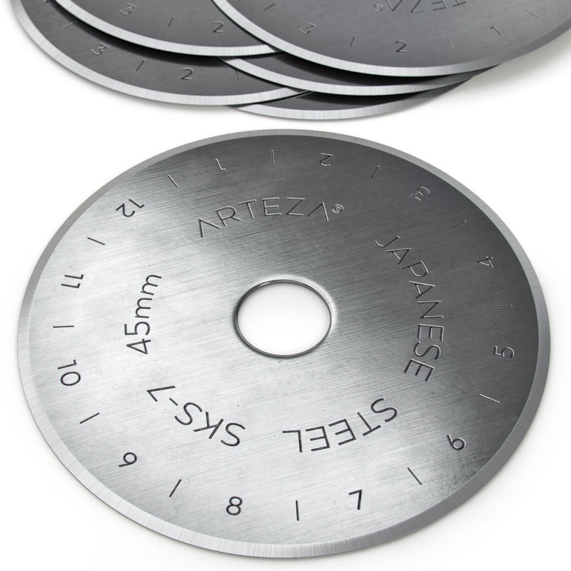 Arteza Rotary Cutter Blades, 45mm - Pack of 6