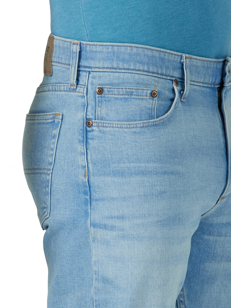 Wrangler Authentics Men's Comfort Flex Waist Relaxed Fit Jean, Aaron, 32W x 34L