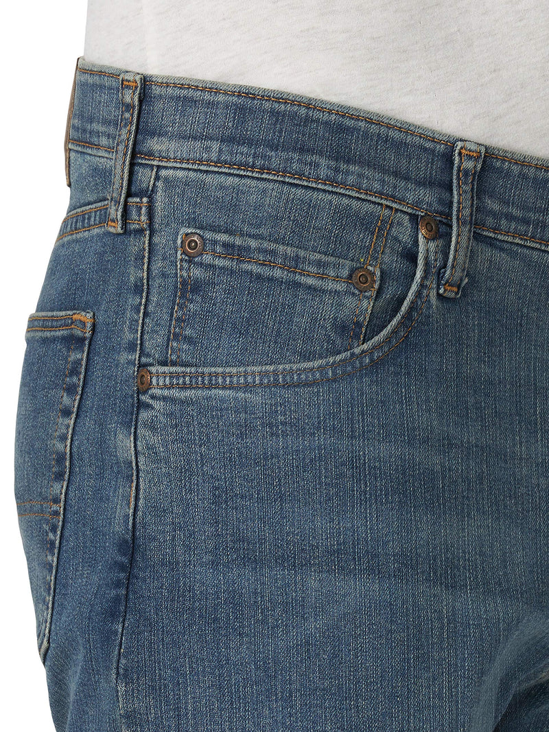 Wrangler Authentics Men's Regular Fit Comfort Flex Waist Jean, Slate, 36W x 34L