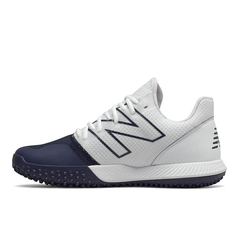 New Balance Men's FuelCell 4040 V6 Turf-Trainer Baseball Shoe, Team Navy/White, 15 Wide