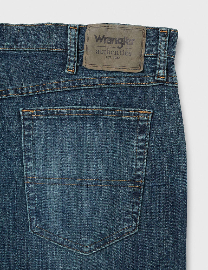 Wrangler Authentics Men's Classic 5-Pocket Regular Fit Jean, Twilight Flex, 37W x 32L