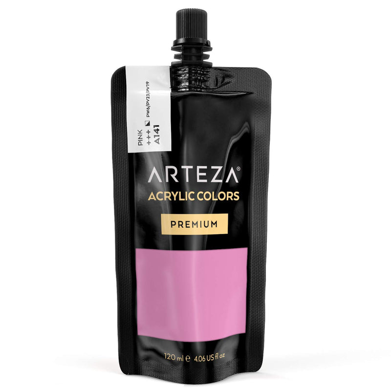 Arteza Acrylic Paint, 4oz Tube - Pink A141