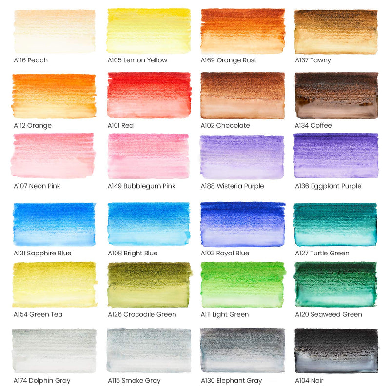 Arteza Watercolor Brush Pen Painting Art Set