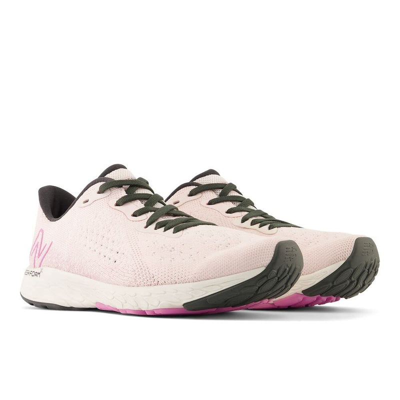 New Balance Women's Fresh Foam X Tempo V2 Running Shoe, Washed Pink/Blacktop/Raspberry, 9