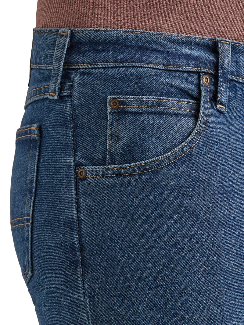 Wrangler Authentics Men's Classic 5-Pocket Regular Fit Jean, Dark Stonewash Flex, 29W X 34L