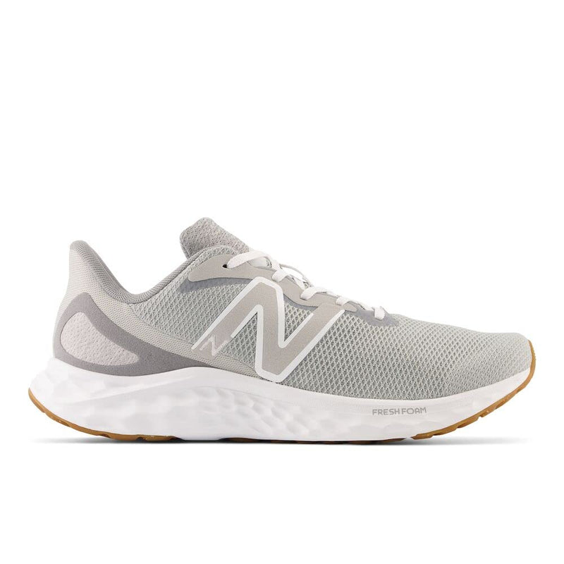 New Balance Men's Fresh Foam Arishi V4 Running Shoe, Grey/Gum, 7